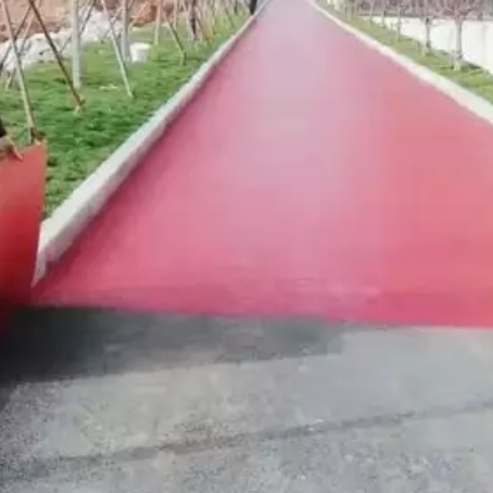 乌海​ 彩色路面喷涂翻新是一种低成本